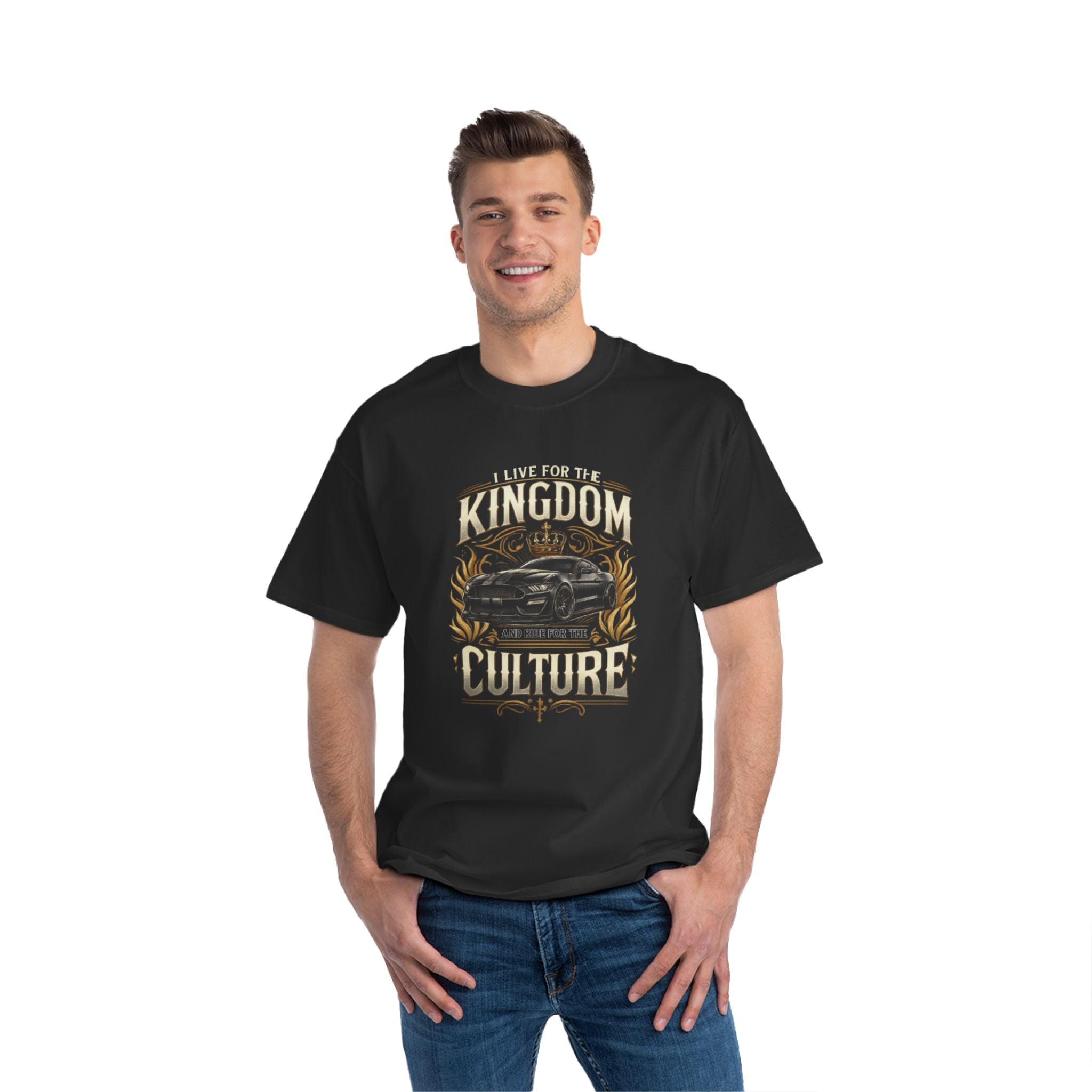 Kingdom Culture Car Tee, Short-Sleeve T-Shirt for Auto Enthusiasts, Gifts for Car Lovers, Stylish Casual Wear, Perfect for Road Trips, [...]