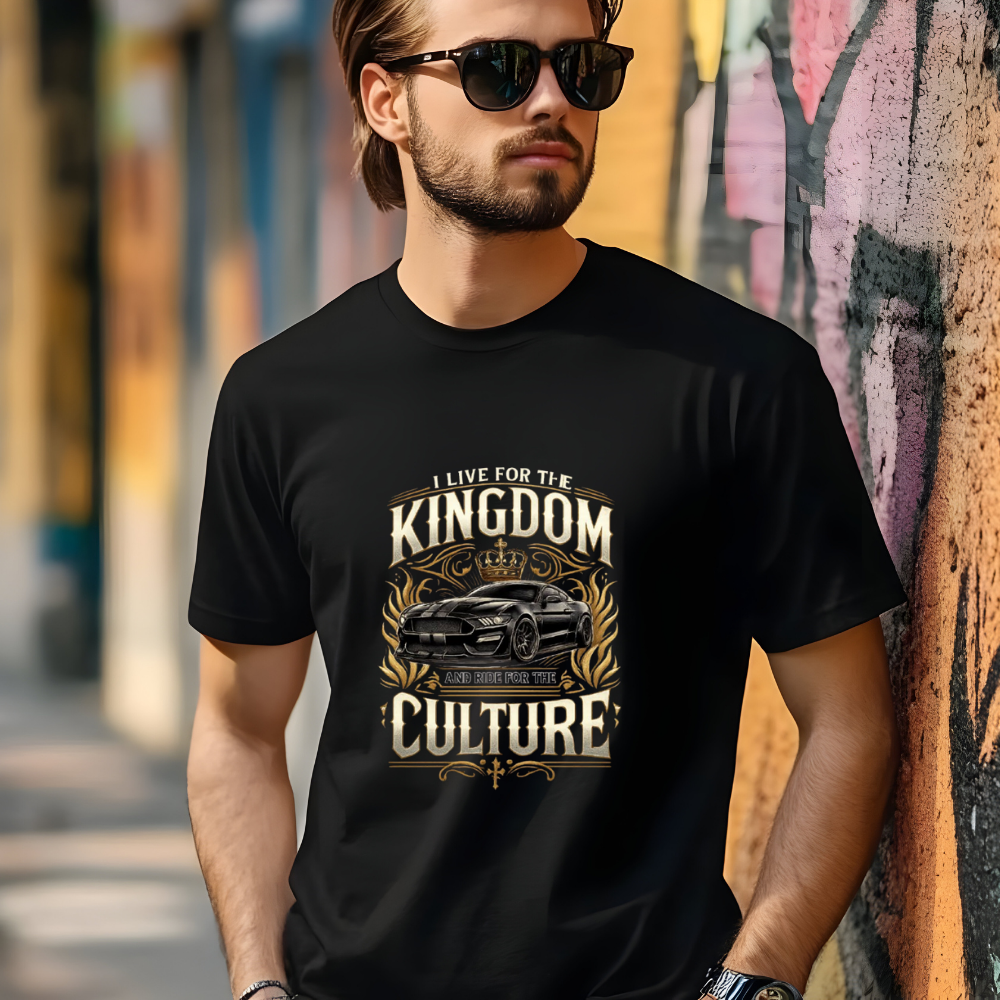 Kingdom Culture Car Tee, Short-Sleeve T-Shirt for Auto Enthusiasts, Gifts for Car Lovers, Stylish Casual Wear, Perfect for Road Trips, [...]