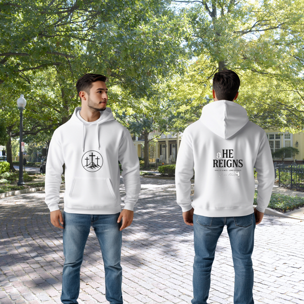 Christian Hoodie HE REIGNS Unisex