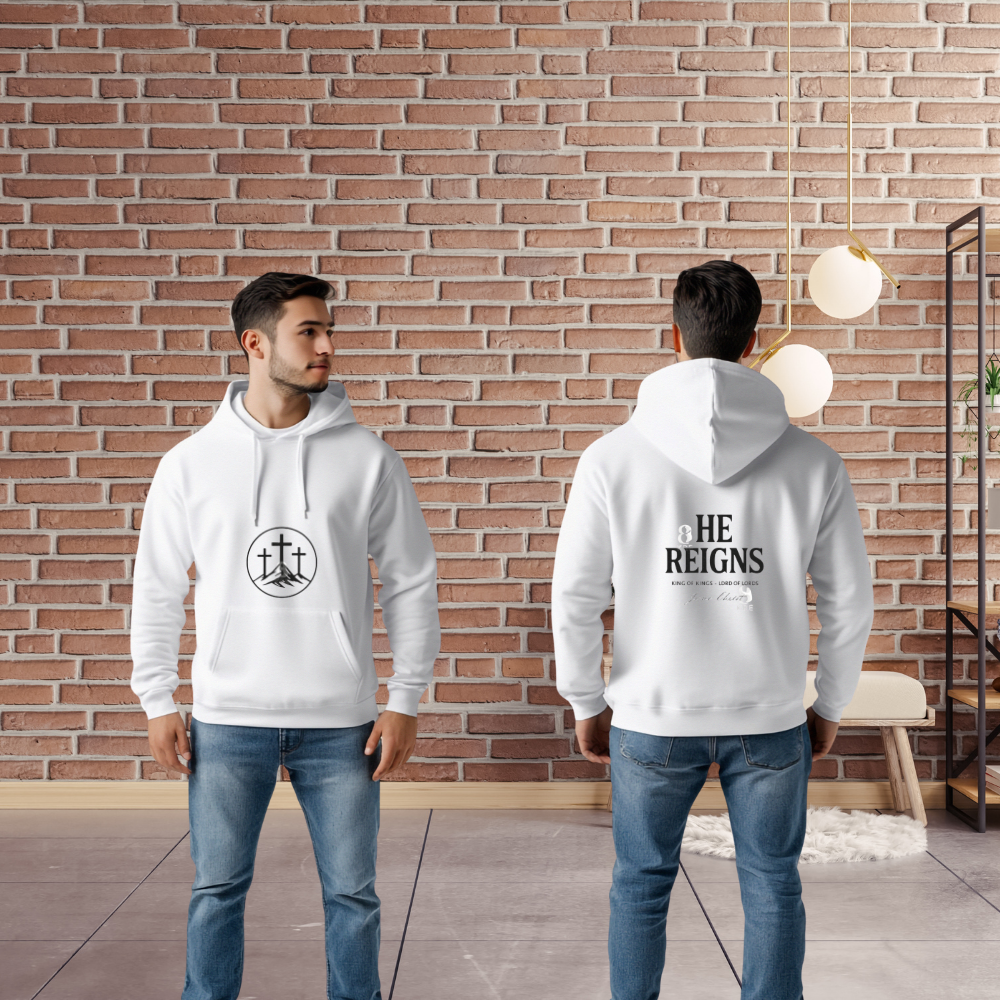 Christian Hoodie HE REIGNS Unisex