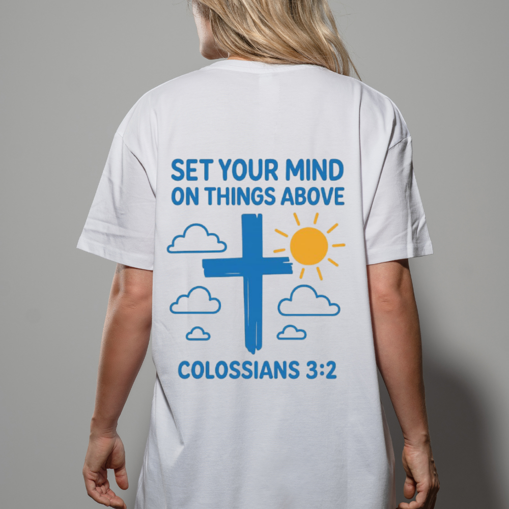 Faith-Inspired Garment-Dyed T-Shirt, Inspirational Christian Tee, Colossians 3:2 Shirt, Casual Everyday Wear, Unisex Gift for [...]