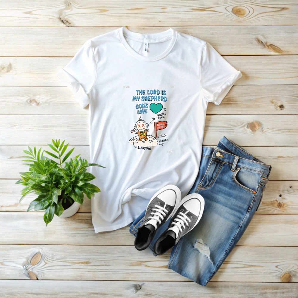 God's Love Short-Sleeve T-Shirt | Faith Inspired Apparel, Christian Shirt, Inspirational Gift, Positive Vibes, Religious Tee